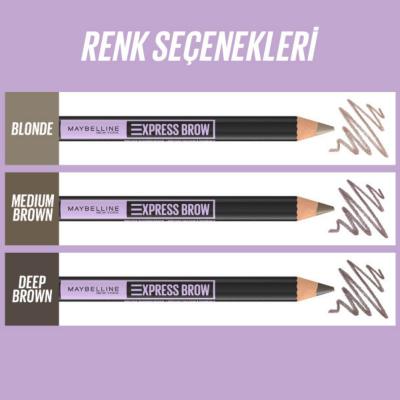 Maybelline New York Express Brow Shaping Pencil - Blonde - Eyebrow Pencil for Fuller Brows Maybelline New York Express Brow Shaping Pencil - Blonde eyebrow pencil, brow shaping, Maybelline New York, Express Brow Shaping Pencil, blonde eyebrow makeup, brow makeup, makeup for blonde hair, natural brow look, dual-ended brow pencil, easy brow shaping, professional brow results, beauty essentials, makeup must-haves, brow grooming, cosmetics, beauty products