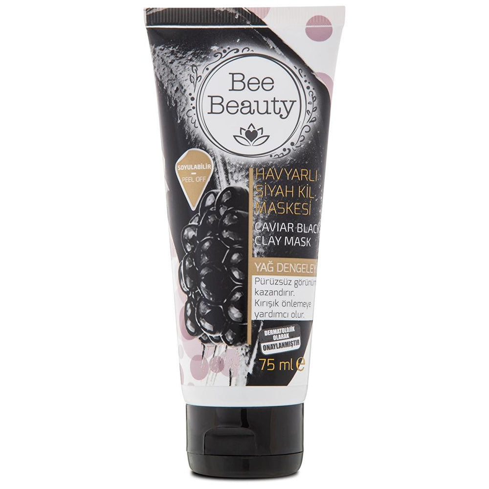 Bee Beauty Caviar Black Clay Mask for Purified Skin 75 ml