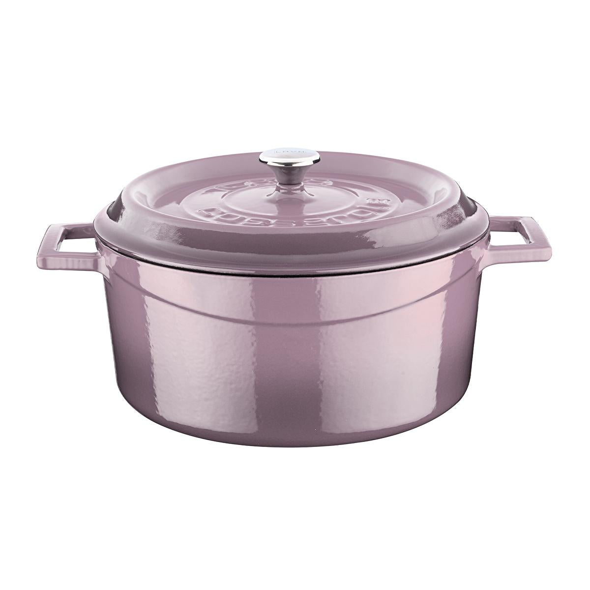 Lava Mor Cast Iron Cookware - 24cm Round Enameled Pot with Lid, Durable & Oven-Safe Lava Mor 24cm Cast Iron Cookware - Durable & Oven Safe cast iron cookware, enameled cast iron pot, round cookware, oven-safe cookware, heavy-duty kitchen tools, durable cookware, traditional cooking, stovetop to oven, cast iron pot, Lava Mor cookware