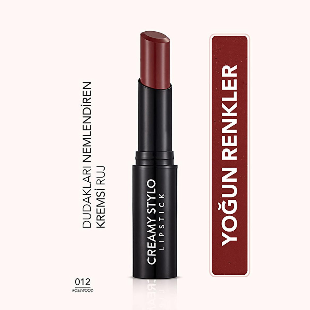 Flormar Creamy Stylo Lipstick - Moisturizing, High Pigment, Semi-Glossy Finish - Flormar Creamy Stylo Nemlendirici - view 2