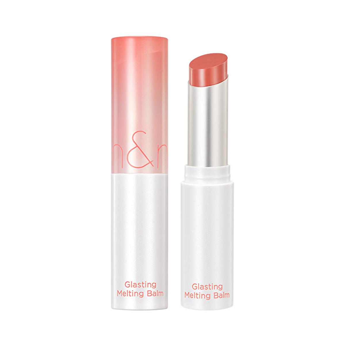 romand-glasting-melting-balm-03-sorbet, romand-glasting-balm-swatch rom&nd Glasting Melting Balm 03 Sorbet - Vibrant & Hydrated Lips | 0.35 fl. oz. rom&nd Glasting Melting Balm 03 Sorbet - Vibrant Lips romand, lip-balm, glasting-melting-balm, vegan-lip-care, hydrated-lips, colorful-lips, moisturizing-balm, glossy-finish, lip-care, ai-generated