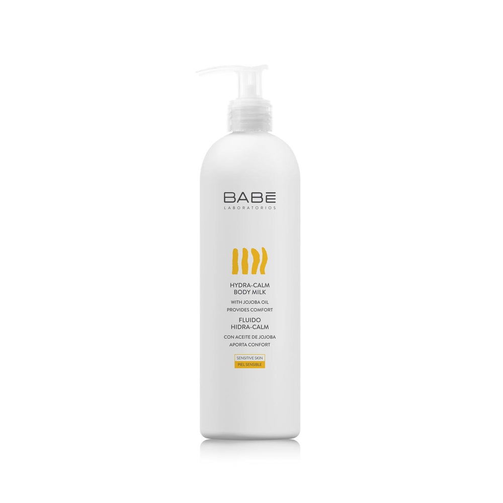 Babe Hydra-Calm Body Milk - 500ml Moisturizing Body Lotion for Dry, Sensitive Skin - Calming, Hydrating, and Non-Greasy Babe Body Milk: Hydrating Lotion for Dry, Sensitive Skin body lotion, moisturizing body milk, hydrating body lotion, calming body lotion, sensitive skin body lotion, dry skin body lotion, body milk 500ml, Babe body lotion, moisturizer, skin care, sensitive skin, dry skin, calming, hydrating, non-greasy, daily use, large size, body milk, skin hydration, skin irritation, redness relief, infl