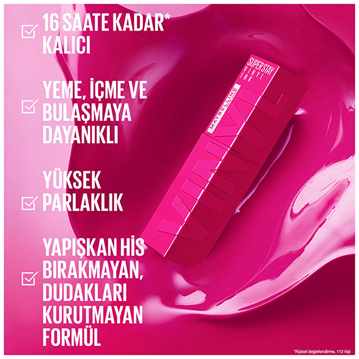 Maybelline New York Super Stay Vinyl Ink Liquid Lipstick - Long Lasting, High Shine, Smudge Resistant - 160 Sultry Maybelline Super Stay Vinyl Ink Lipstick - Long Lasting &amp; High Shine long-lasting liquid lipstick, high shine lipstick, smudge-resistant lip color, easy apply lipstick, non-sticky lip gloss, Maybelline New York, Super Stay Vinyl Ink, Liquid Lipstick, 160 Sultry, cosmetics, makeup, lip care, durable lip color, vibrant lip finish