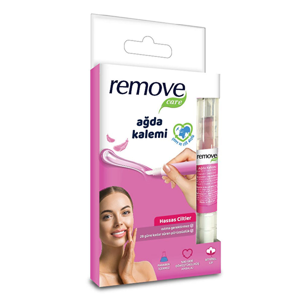 Remove Care Wax Pen for Hair Removal - Easy Eyebrow Shaping & Facial Hair Removal for Sensitive Skin - view 2