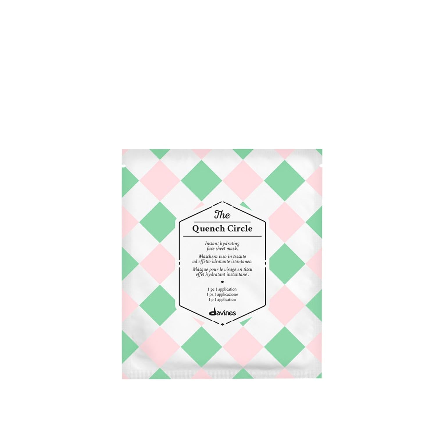 Davines The Quench Circle Hydrating Face Mask - Luxurious Skincare for Dry Skin, 1.69 fl oz Davines The Quench Circle Hydrating Face Mask - Luxurious Skincare Davines The Quench Circle, face mask, hydrating face mask, luxury skincare, natural skincare, dry skin solution, dehydrated skin care, premium skincare, Davines brand, The Quench Circle product line