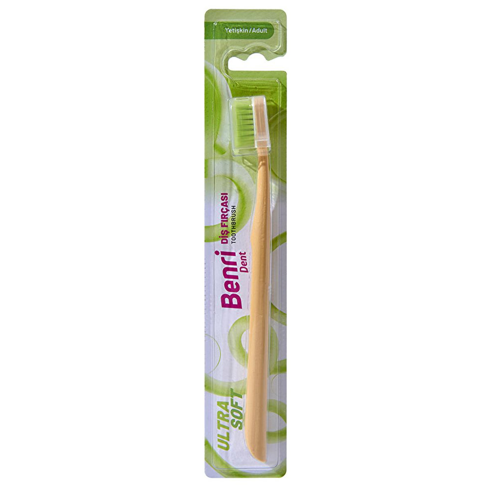 Benri Dent Ultra Soft Manual Toothbrush for Sensitive Teeth & Gums - Effective Dental Care with 5900 Bristles - Toothpaste