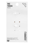 Eklips Pastel Frosted Star Hair Clips 2-Pack
