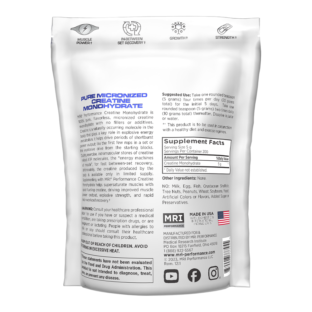 MRI Performance Micronized Creatine Monohydrate