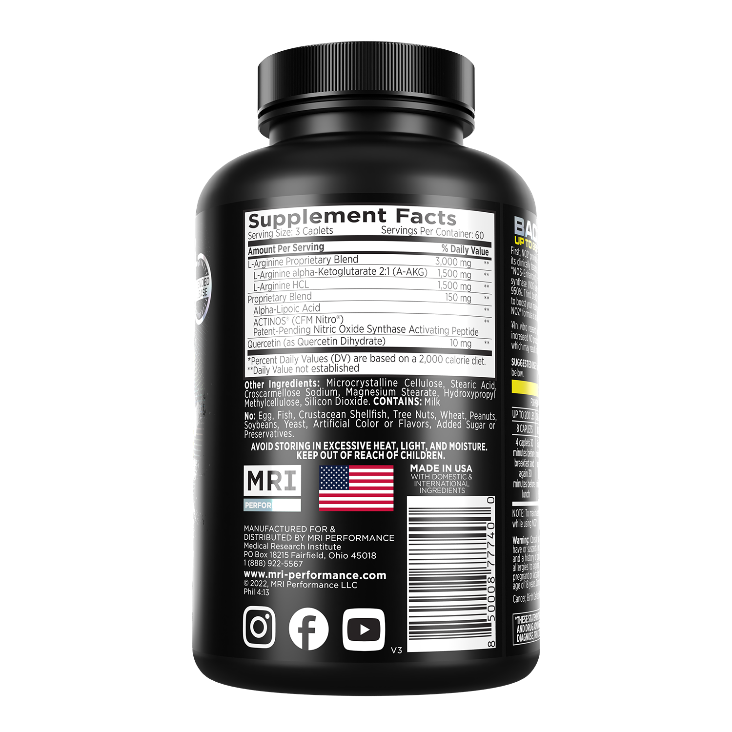 MRI Performance NO2 Nitric Oxide Original Formula