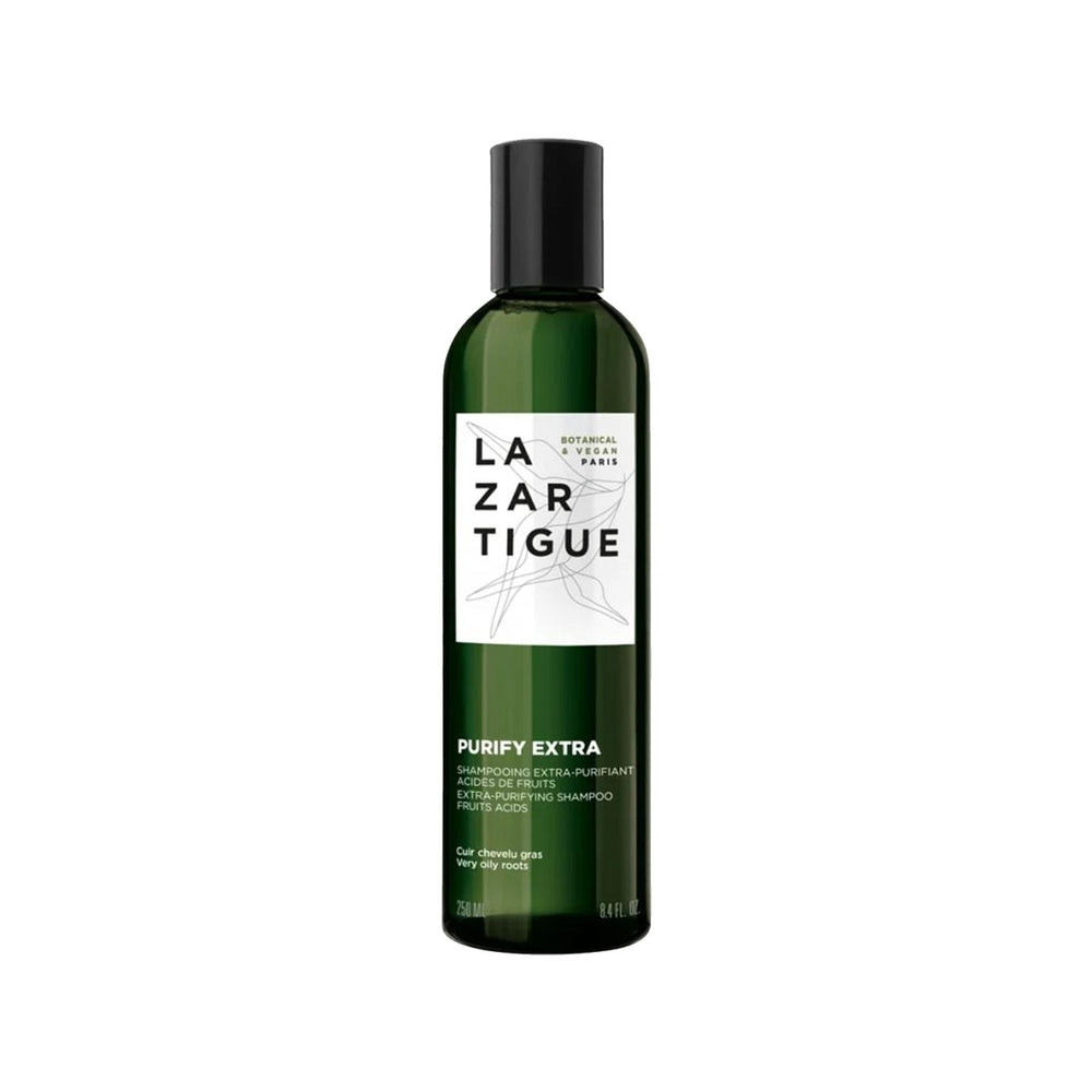 Lazartigue Extra Purifying Shampoo for Oily Hair - 8.45 fl oz, Deep Cleansing & Oil Control - Shampoo