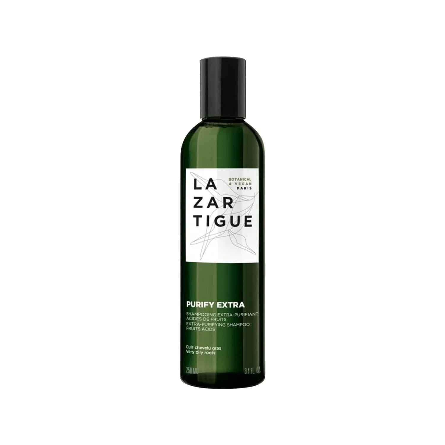 Lazartigue Extra Purifying Shampoo for Oily Hair - 8.45 fl oz, Deep Cleansing & Oil Control Lazartigue Oily Hair Shampoo - Deep Cleansing & Oil Control oily hair shampoo, purifying shampoo, deep cleansing shampoo, Lazartigue shampoo, extra cleansing shampoo for oily hair, hair care, scalp health, oil control, cosmetic, personal care