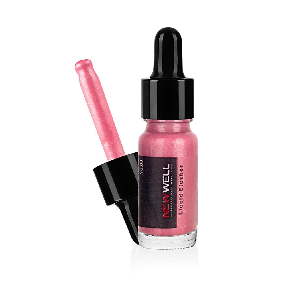 New Well Liquid Blusher No:03 - Creamy Cheek Color for Radiant Complexion - Blush