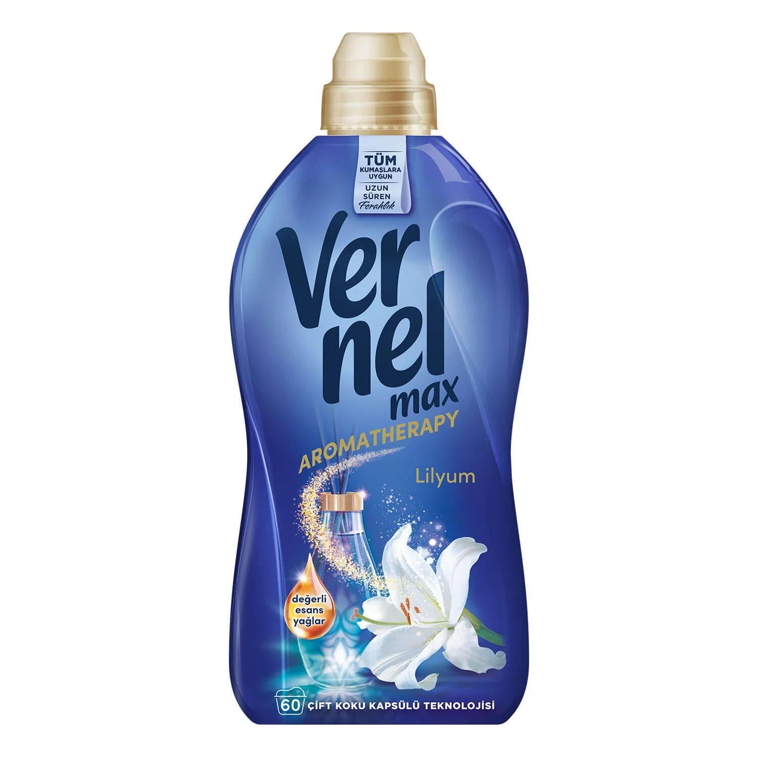 Vernel Max Lily Fabric Softener for Long-Lasting Freshness 1440ml