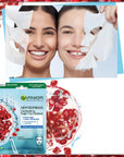 Garnier Moisturizing Face Mask with Pomegranate Extract & Hyaluronic Acid for Normal to Dry Skin - Intensive - view 5