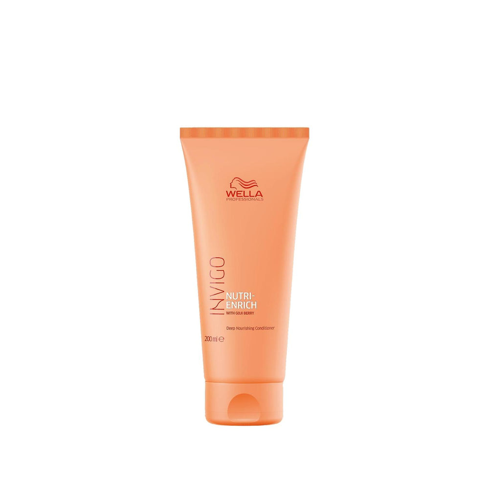 Wella Invigo Nutri-Enrich Deep Nourishing Hair Cream 200ml - Professional Moisturizing Treatment for Dry & - Hair Mask