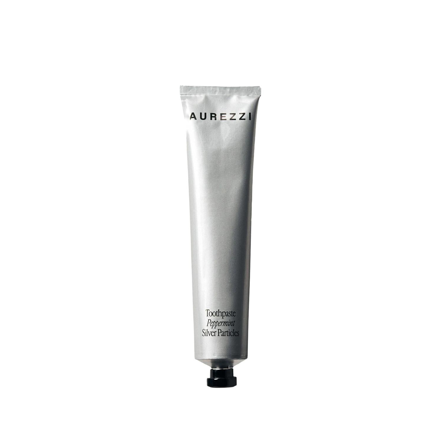 Aurezzi Silver Toothpaste with Mint &amp; Silver Flakes 75 ml