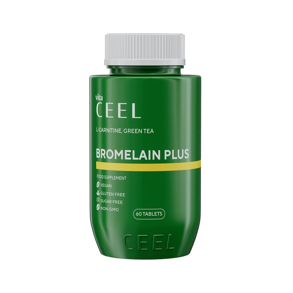 Vita Ceel Bromelain Plus with Green Tea & L-Carnitine 60 Tablets