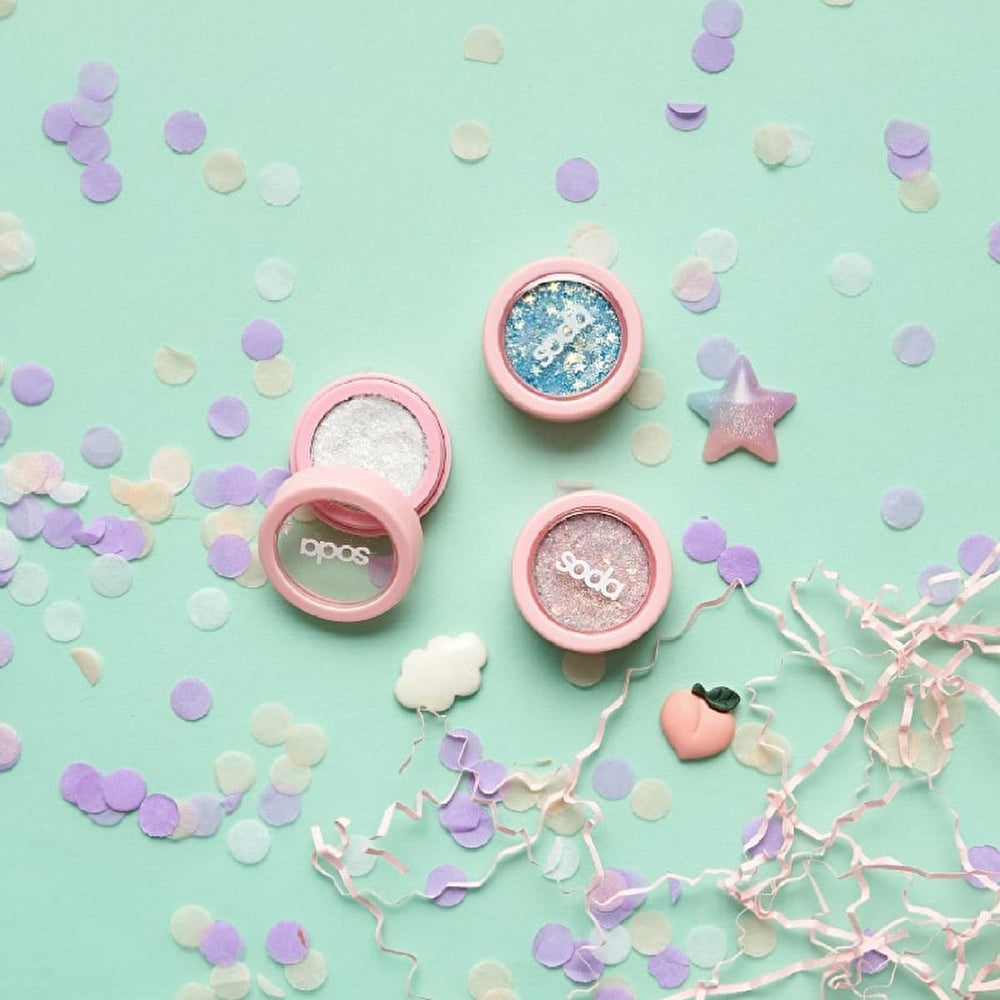 Soda Glitter Jel 001 Virgo Glitter Gel for Cosmetic Use - Long-Lasting Shiny Makeup Effect - view 3
