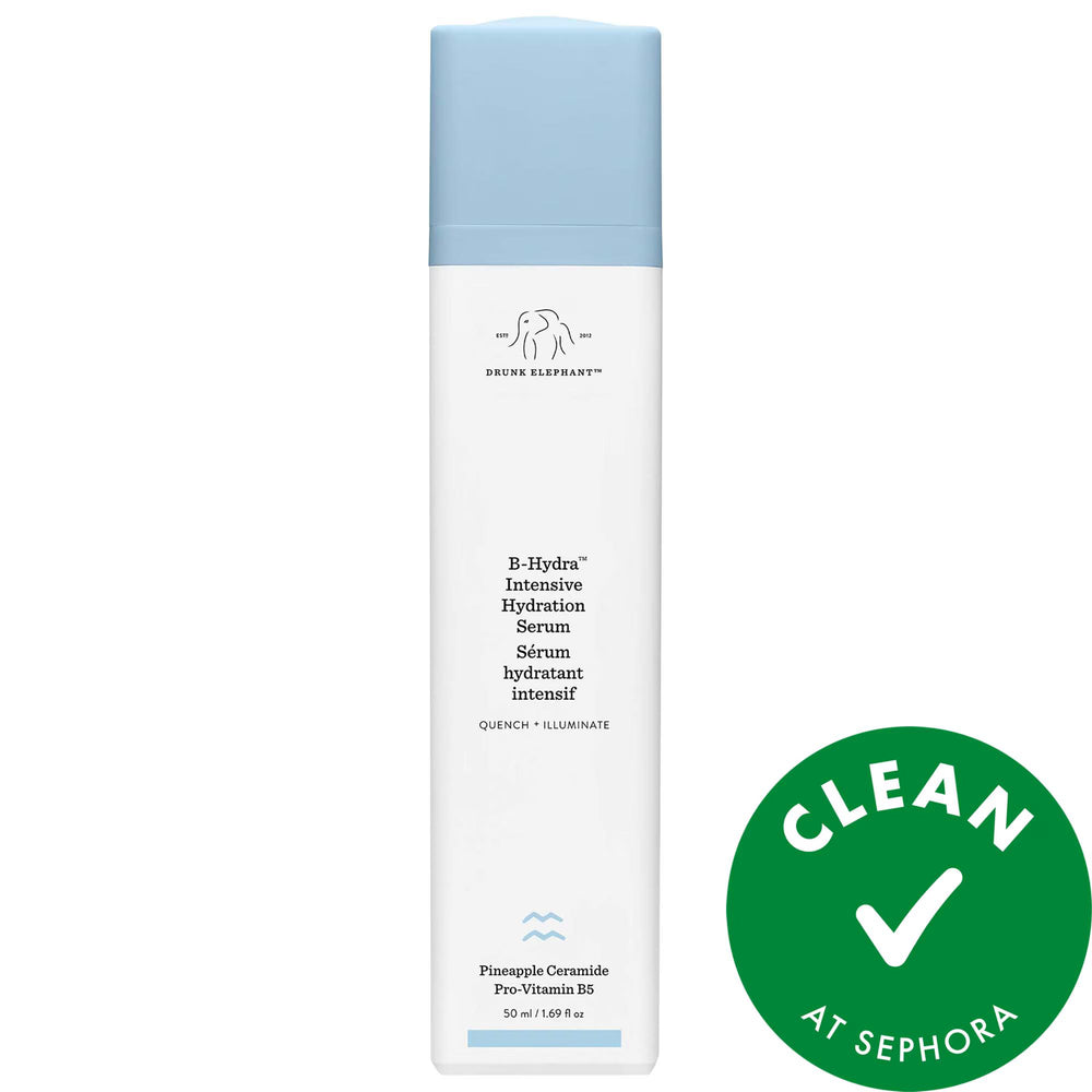 Drunk Elephant B-Hydra: Intensive Hydrating Facial Serum -  Hyaluronic Acid for Dry Skin, Fine Lines & Radiant Complexion | Vegan & Cruelty-Free Drunk Elephant B-Hydra:  Hydrating Serum for Dry Skin & Fine Lines Hydrating serum, Hyaluronic acid serum, Dry skin serum, Fine lines and wrinkles serum, Vegan skincare, Cruelty-free skincare, Drunk Elephant B-Hydra, Facial hydration, Radiant skin serum, Fragrance-free serum, Hydrating Facial Serum, dry skin, dull skin, fine lines, wrinkles, radiance, skin texture,