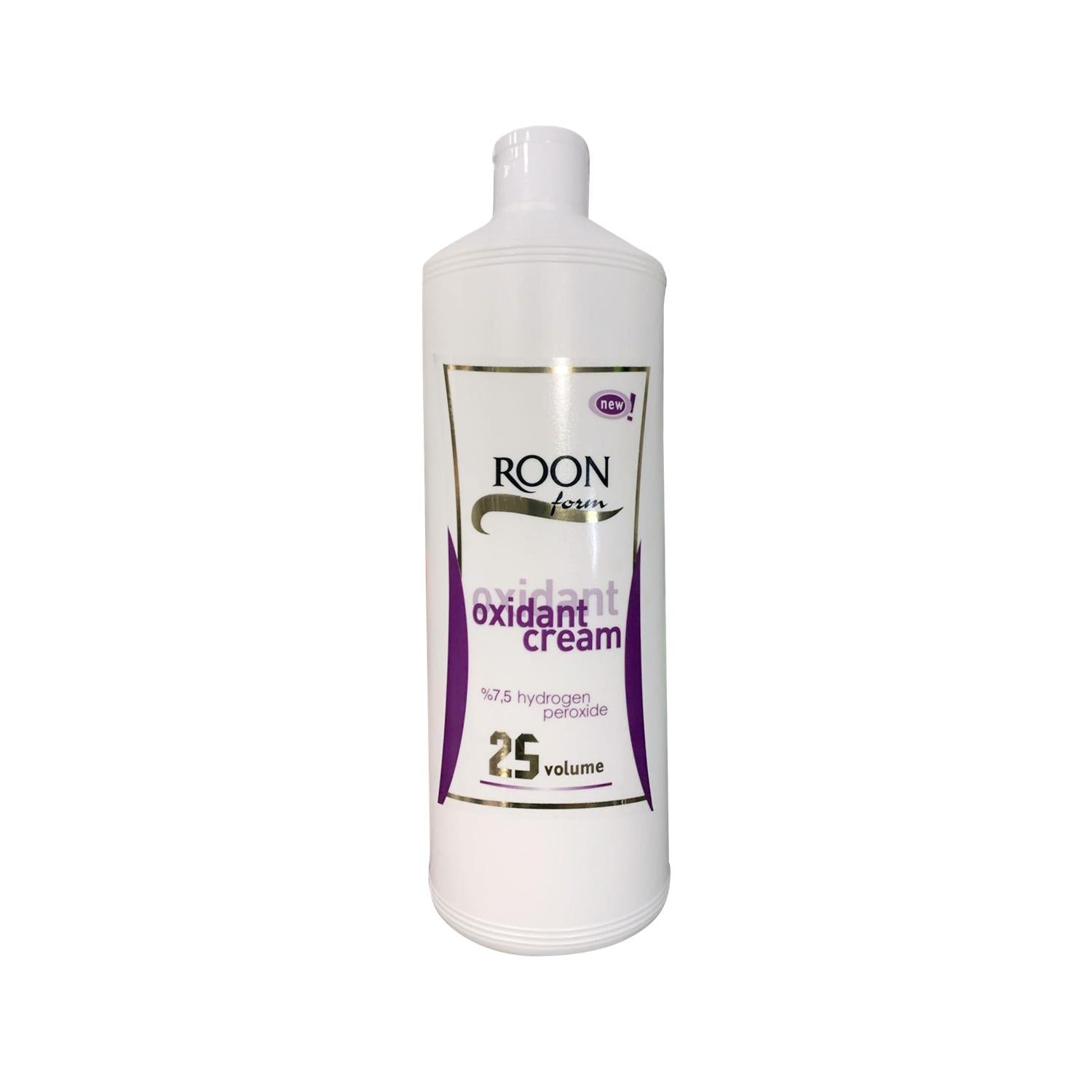 Roon Form Oksidan Krem 25 Volume Hair Developer & Oxidizing Cream for Professional Hair Coloring - 1000 ml Roon Form 25 Volume Hair Developer & Oxidizing Cream Hair developer, Oxidizing cream, Hair coloring product, 25 Volume developer, Roon Form Oksidan Krem, Professional hair care, Hair coloring cream, At-home hair coloring, Salon hair products, Hair bleaching products