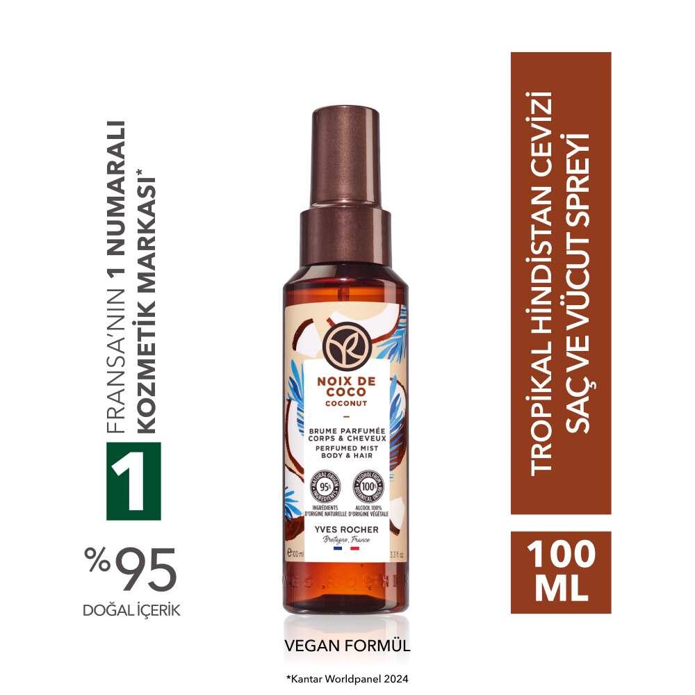 Tropical Coconut Hair & Body Mist Vegan Scent Spray