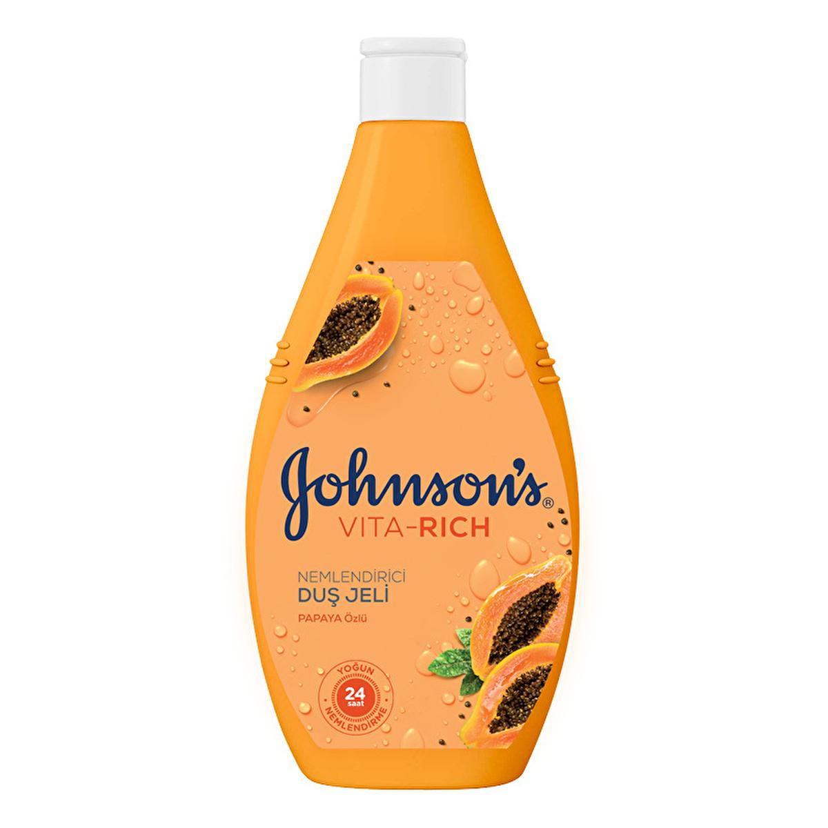 Johnson's Vita-Rich Papaya Moisturizing Shower Gel - 24 Hour Hydration, Rich Lather & Refreshing Fragrance Johnson's Vita-Rich Papaya Shower Gel - 24 Hour Moisturizing moisturizing shower gel, papaya extract body wash, fragrant shower gel, rich and creamy body wash, Johnson's Vita-Rich, hydrating body wash, nourishing shower gel, soft skin, smooth skin, 24 hour hydration, luxurious shower experience, refreshing fragrance, gentle cleansing, papaya benefits, antioxidant benefits
