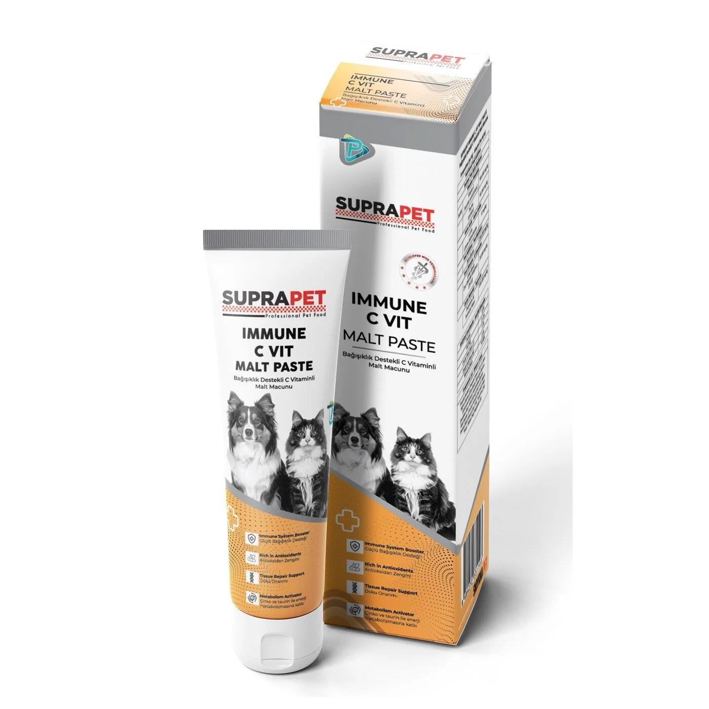Suprapet Immune Support Malt Paste with Vitamin C 100g