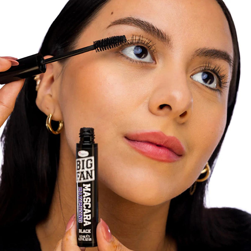 theBalm Big Fan Mascara: Maximizing Volume & Definition, Long-Lasting Formula with Carnauba Wax for Bolder, Thicker Lashes All Day! theBalm Big Fan Mascara: Volume & Definition | Long-Lasting! theBalm mascara, Big Fan Mascara, thickening mascara, long-lasting mascara, lash defining mascara, best mascara for volume, Carnauba wax mascara, volume mascara, mascara, lash volume, lash definition, long lasting, smudge proof, flake free, eye makeup, makeup, beauty, cosmetics, dramatic lashes, thicker lashes, enhanc