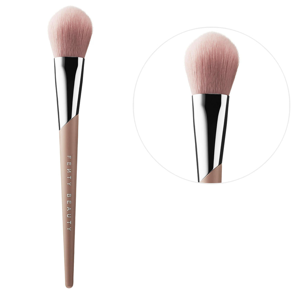 Fenty Beauty Sculpting Bronzer Brush 195: Achieve Effortless Facial Contouring with Precise, Cruelty-Free Application Fenty Beauty Bronzer Brush: Sculpt & Contour with Cruelty-Free Precision bronzer brush, contour brush, sculpting brush, tapered makeup brush, spade shaped brush, cruelty-free makeup brush, synthetic bristle brush, face contouring brush, makeup brush, cosmetic brush, face brush, makeup applicator, contouring, sculpting, defining, cruelty-free, synthetic bristles, beauty, cosmetics, makeup, fa