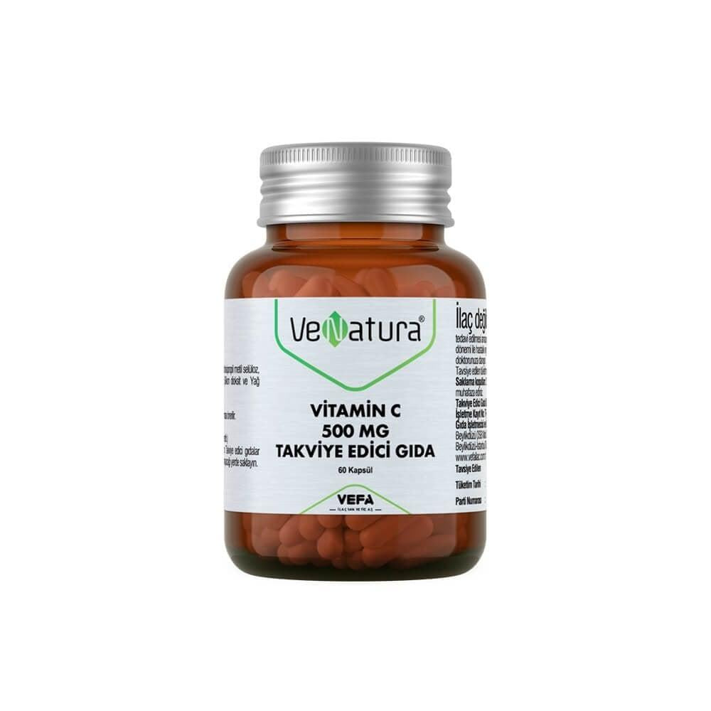 VeNatura Vitamin C Supplement 500mg - 60 Capsules for Immune System Support & Energy Boost VeNatura Vitamin C 500mg - Immune Support & Energy Vitamin C supplement, immune system support, antioxidant supplement, energy boost, health and wellness, dietary supplement, VeNatura, capsules, immune health, fatigue reduction, energy support