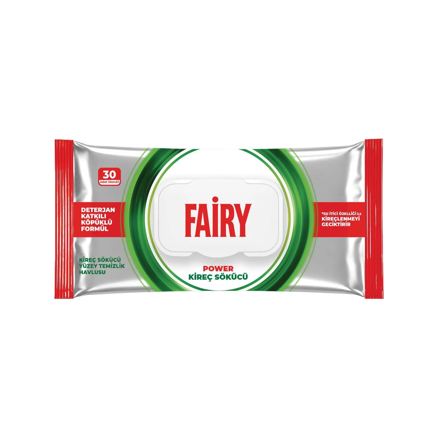 Fairy Limescale Remover Surface Cleaning Wipes 30 Count