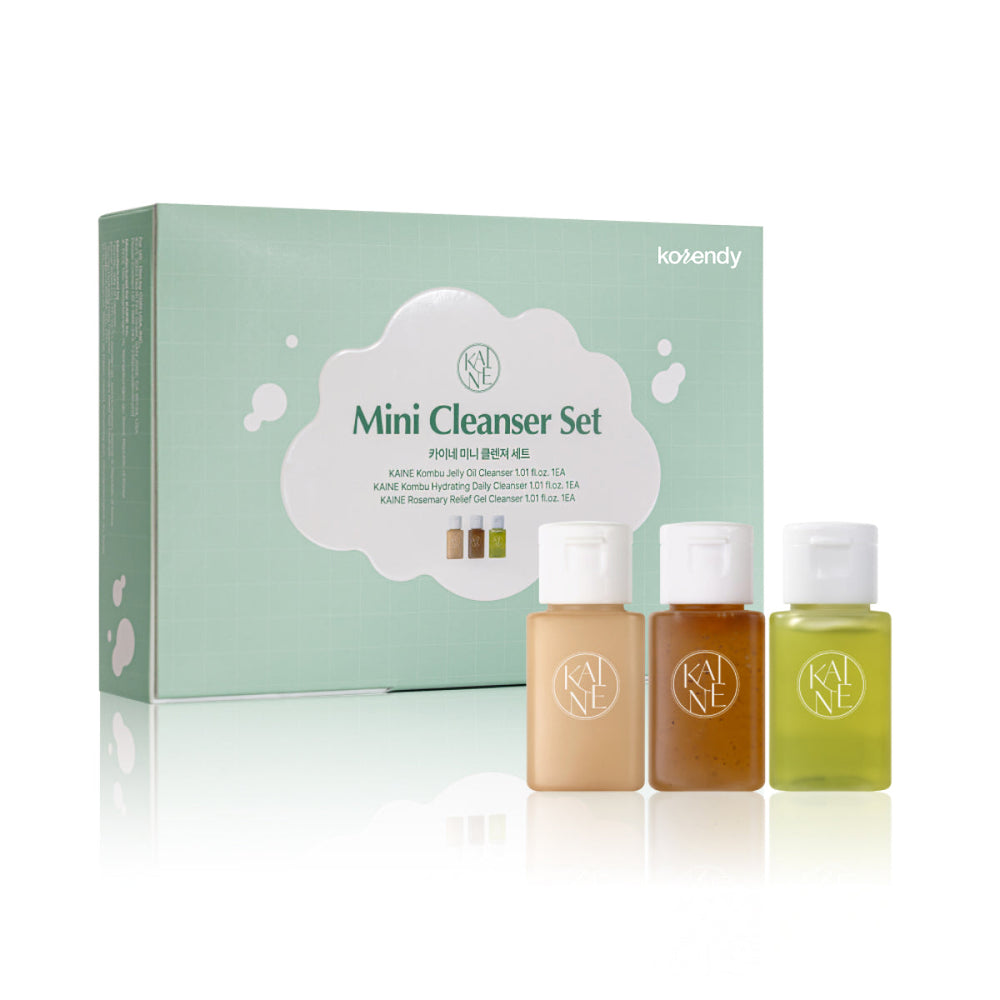 Kaine Mini Cleanser Set 3-Step Travel Cleansing Routine 90ml