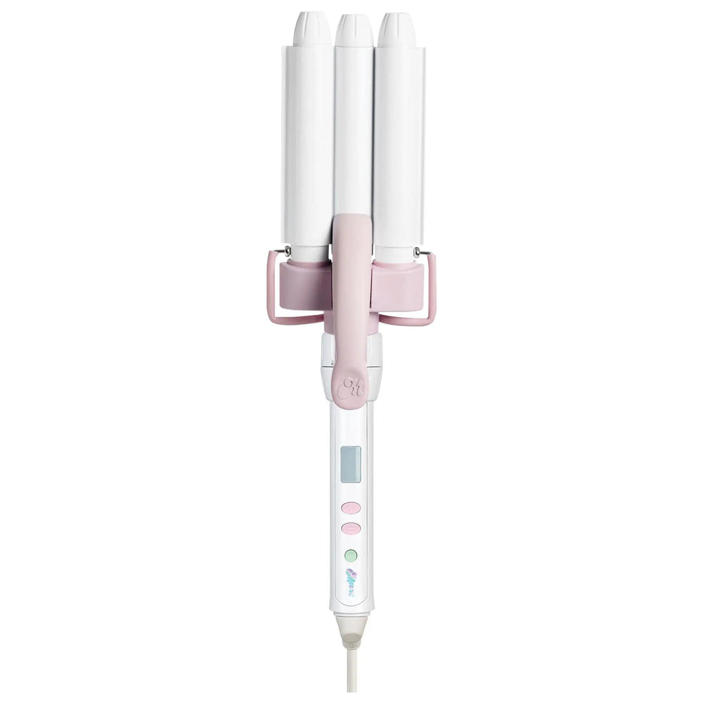Triple Ripple Mini Waver by Sephora - Ceramic Triple Barrel Hair Styling Tool for Tight Waves, Travel-Friendly Triple Ripple Mini Waver - Ceramic Hair Styling Tool hair waver, triple barrel hair curlier, ceramic hair styling tool, travel-friendly hair styling, universal voltage hair tool, hair styling tools, hair curlers, wavy hair, curly hair, straight hair, fine hair, medium hair, thick hair, hair texture, hair type, styling tools, travel hair tools