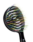 nascita pro 3d oval hair brush black, flexible bristles of nascita hair brush, nascita hair brush for detangling Nascita Pro 3D Oval Hair Brush - Sleek Design for Effortless Styling | Black Nascita Pro Hair Brush - 3D Oval Design | Black hair-brush, nascita, detangling-brush, 3d-design, black-hair-brush, hair-care, gentle-massage, anti-static, wet-and-dry-use, ai-generated