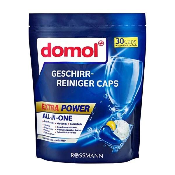 Domol All-in-One Dishwasher Detergent Pods - 30 Count - Powerful Cleaning, Rinse Aid, Water Softener, and Glass Protection Domol Dishwasher Pods: All-in-One Clean & Shine | 30 Count dishwasher detergent pods, all-in-one dishwasher pods, dishwasher cleaner, dishwashing tablets, dish soap pods, rinse aid dishwasher, dish salt, glass protect dishwasher, biodegradable dishwasher pods, dishwasher pods, all in one dishwasher detergent, dish detergent, cleaning pods, rinse aid, water softener, glass protection, ho