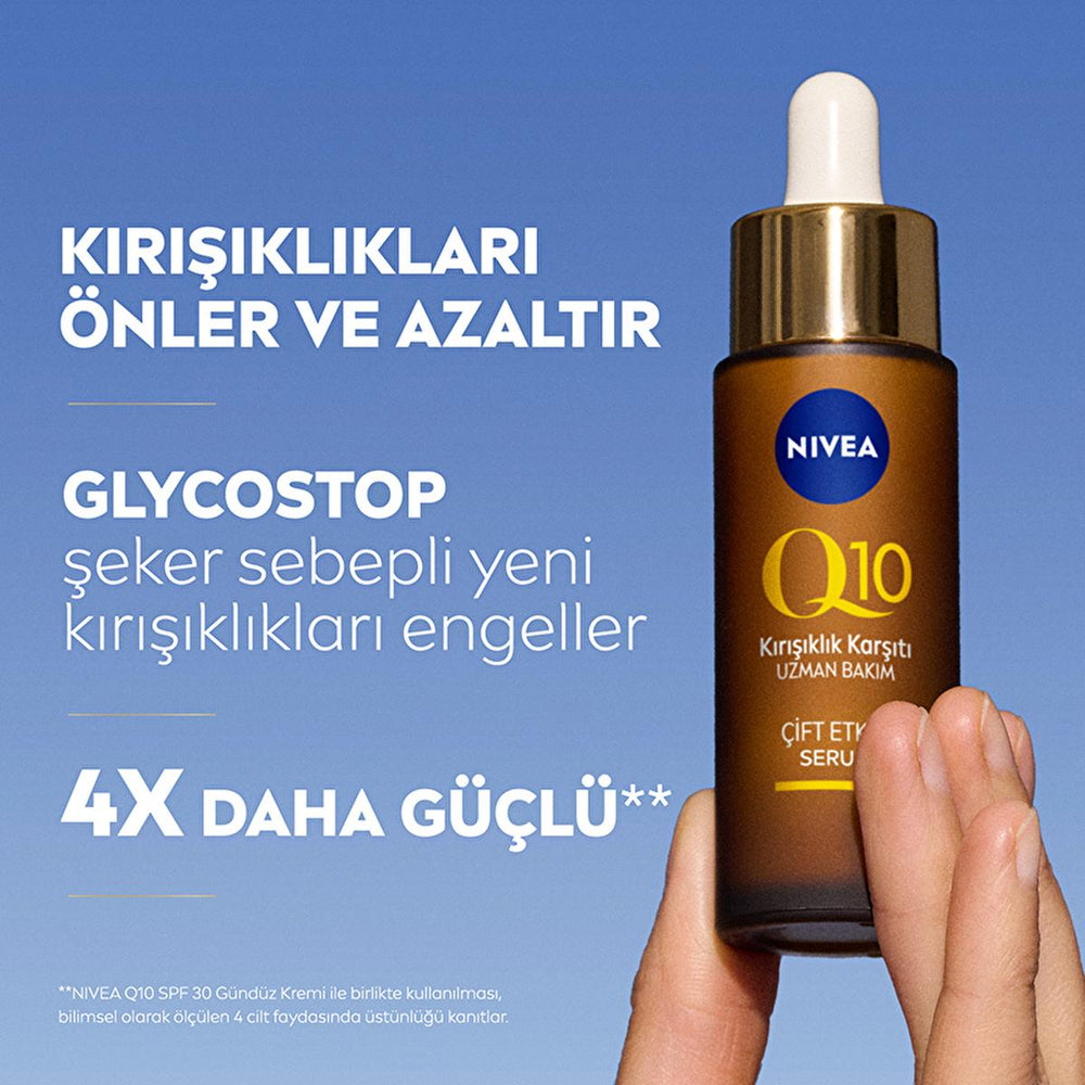 Nivea Anti-Wrinkle Face Serum with Q10 - Anti-Aging Skincare, Reduces Fine Lines & Wrinkles, Suitable for All Skin - view 6