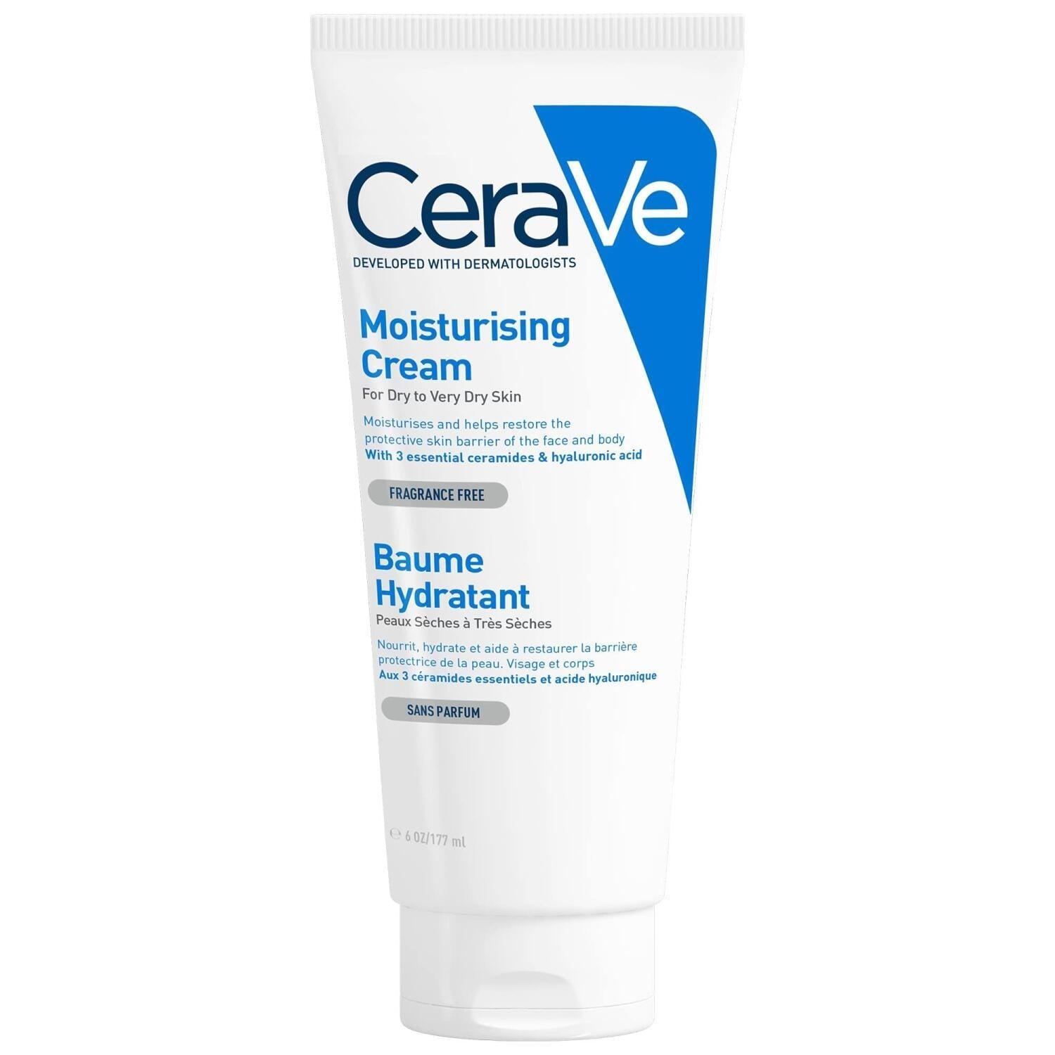 CeraVe Moisturizing Cream 6 fl oz - Fragrance-Free, Non-Comedogenic for Dry Skin - image 4