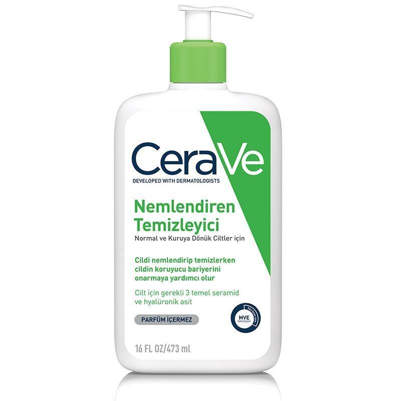 CeraVe Hydrating Facial Cleanser - Gentle, Non-Comedogenic &amp; Fragrance-Free for Normal to Dry Skin - 16 fl oz CeraVe Hydrating Cleanser - Gentle &amp; Fragrance-Free for Dry Skin CeraVe Hydrating Cleanser, Gentle Facial Cleanser, Hydrating Facial Wash, Non-comedogenic Cleanser, Fragrance-free Skincare, Normal to Dry Skin, Sensitive Skin, Ceramides, Hyaluronic Acid, Niacinamide, Skincare, Facial Care, Cleansing, Moisturizing, Skin Barrier Repair, Family Skincare, Gentle Skincare