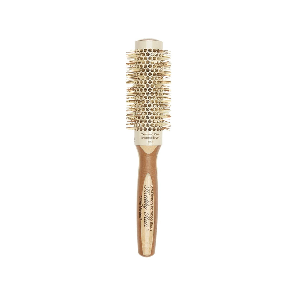 Olivia Garden Bamboo Touch Blowout Thermal Hair Brush - Eco-Friendly Styling & Efficient Drying - Hair Accessories