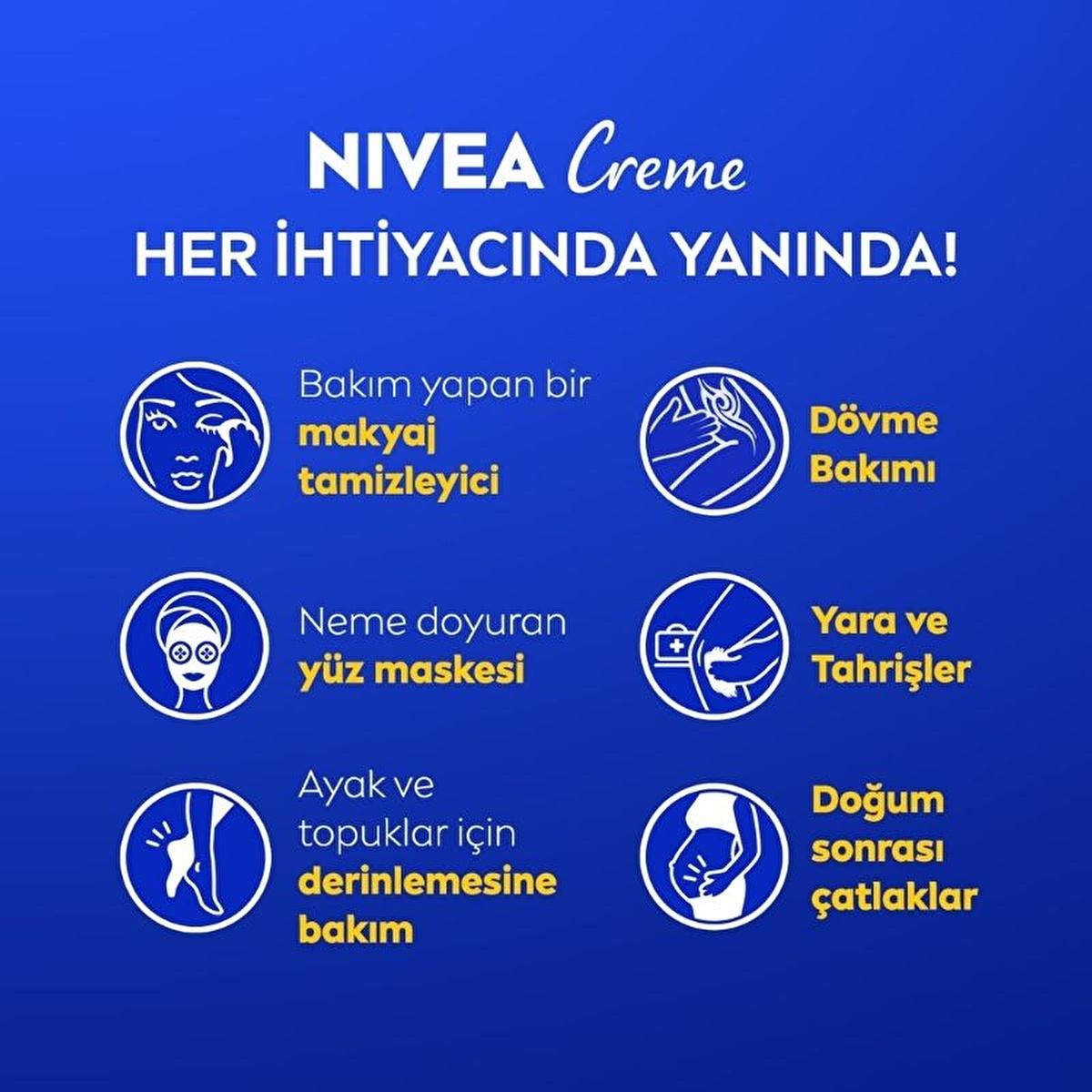 Nivea Moisturizing Hand and Body Cream - Intensive Hydration for Dry Skin, 5.07 fl oz Nivea Creme Moisturizing Hand & Body Cream - Intensive Hydration Nivea Creme, Moisturizing Hand and Body Cream, Intensive Hydration, Dry Skin Care, Sensitive Skin Friendly, Hand Cream, Body Cream, Moisturizer, Non-greasy, Non-sticky, Dermatologically Approved, Eucerit, Long-lasting Hydration