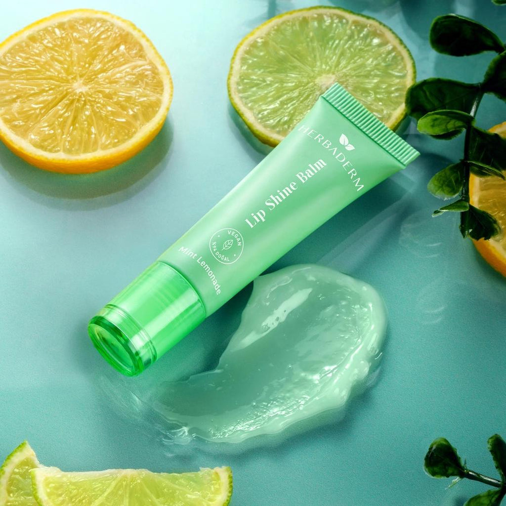Herbaderm Lemonade Lip Balm for Bright Lips 10 ml