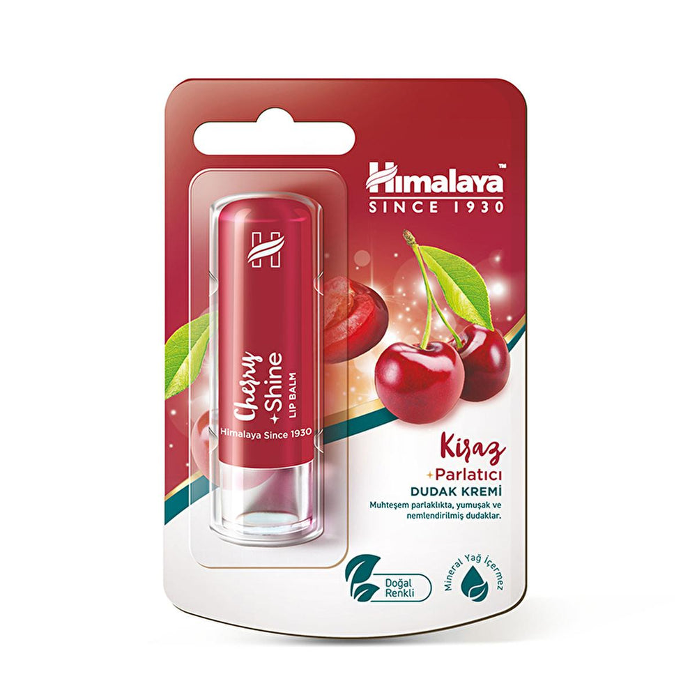 Himalaya Natural Lip Care Cream with Cherry Oil - Moisturizing, Nourishing, and Protecting Lips - Lip Balm