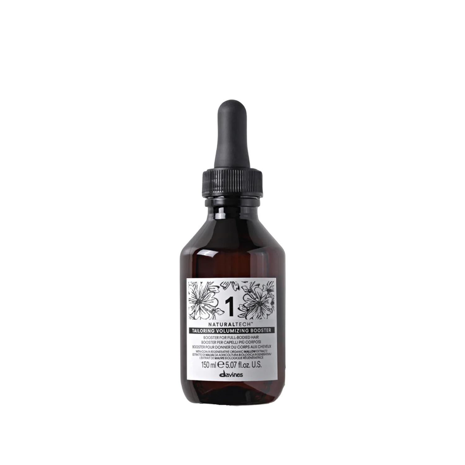 Davines NaturalTech Tailoring Booster 1 Volumizing Spray - 150ml - Adds Volume, Natural Ingredients Davines NaturalTech Volumizing Spray - Adds Volume Naturally volumizing hair product, natural hair care, Davines NaturalTech, hair booster, volumizing spray, fine hair, limp hair, natural ingredients, hair care, volumizing, thickening spray, hair volume, natural hair products, Davines products