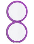 Eklips Purple Folding Pocket Mirror & Comb Set