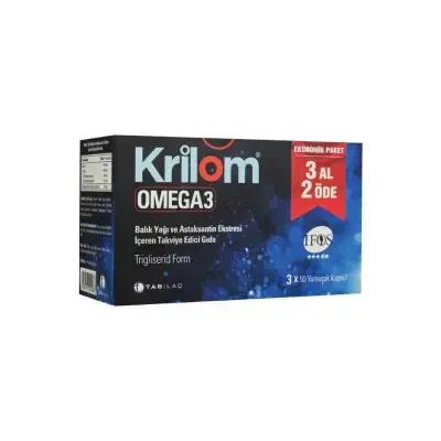 Krilom Omega-3 Dietary Supplement with Astaxanthin - Fish Oil Capsules for Heart Health Support - image 3