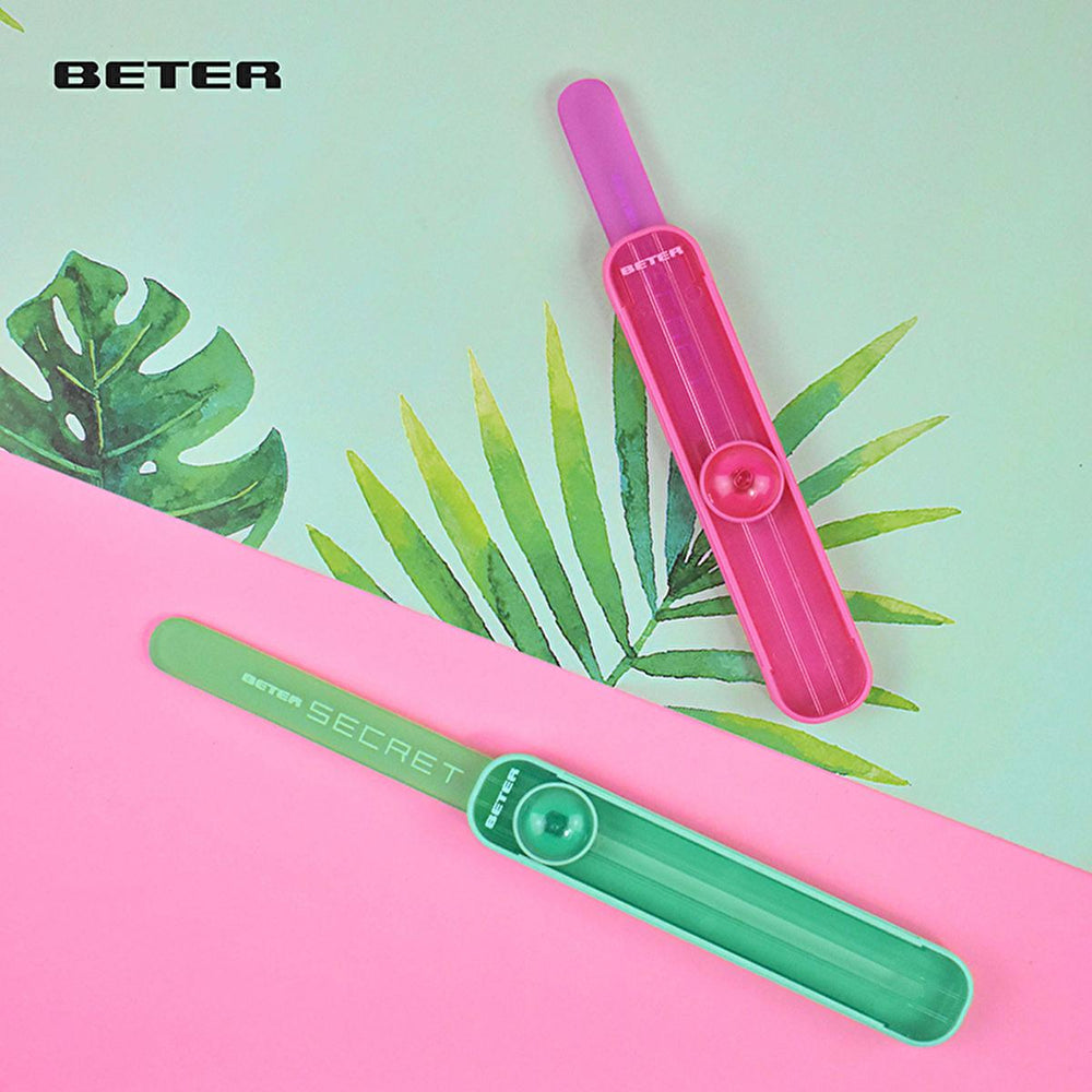 Beter Tempered Glass Nail File - Folding Nail Care Tool for Gentle Shaping & Smoothing Beter Glass Nail File for Healthy Nails nail file, glass nail file, folding nail file, nail care, nail shaping tool, tempered glass nail file, nail health, gentle nail care, portable nail file, travel nail file, beauty tools, personal care, cosmetics