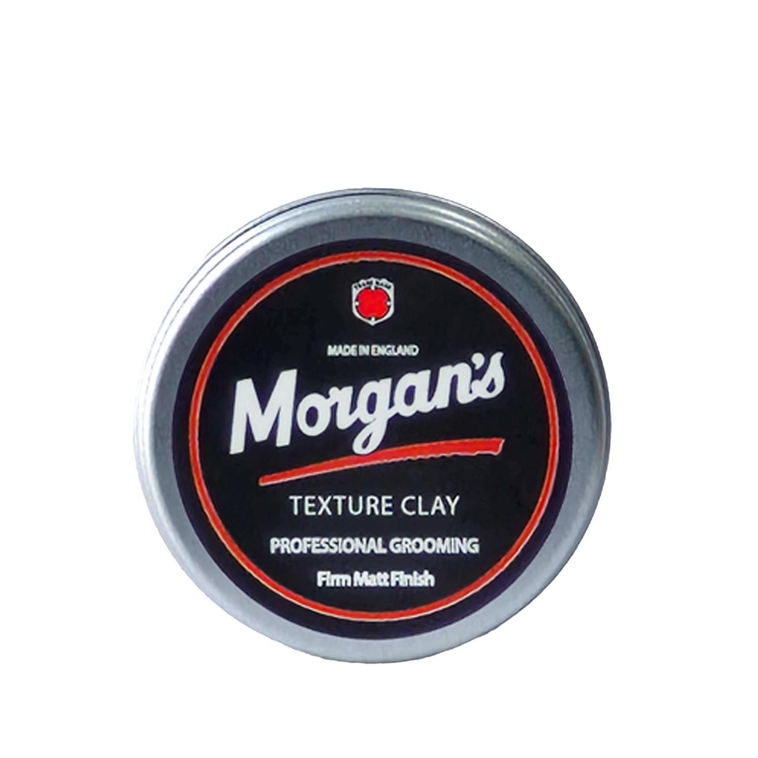 Morgan's Hair Styling Pomade Texture Clay - 15ml, Provides Texture & Hold Morgan's 15ml Texture Clay Pomade for Hair Styling Hair styling product, Pomade, Texture Clay, Morgan's, 15 ml, hair texture, styling control, grooming, personal care, men's grooming, hair care