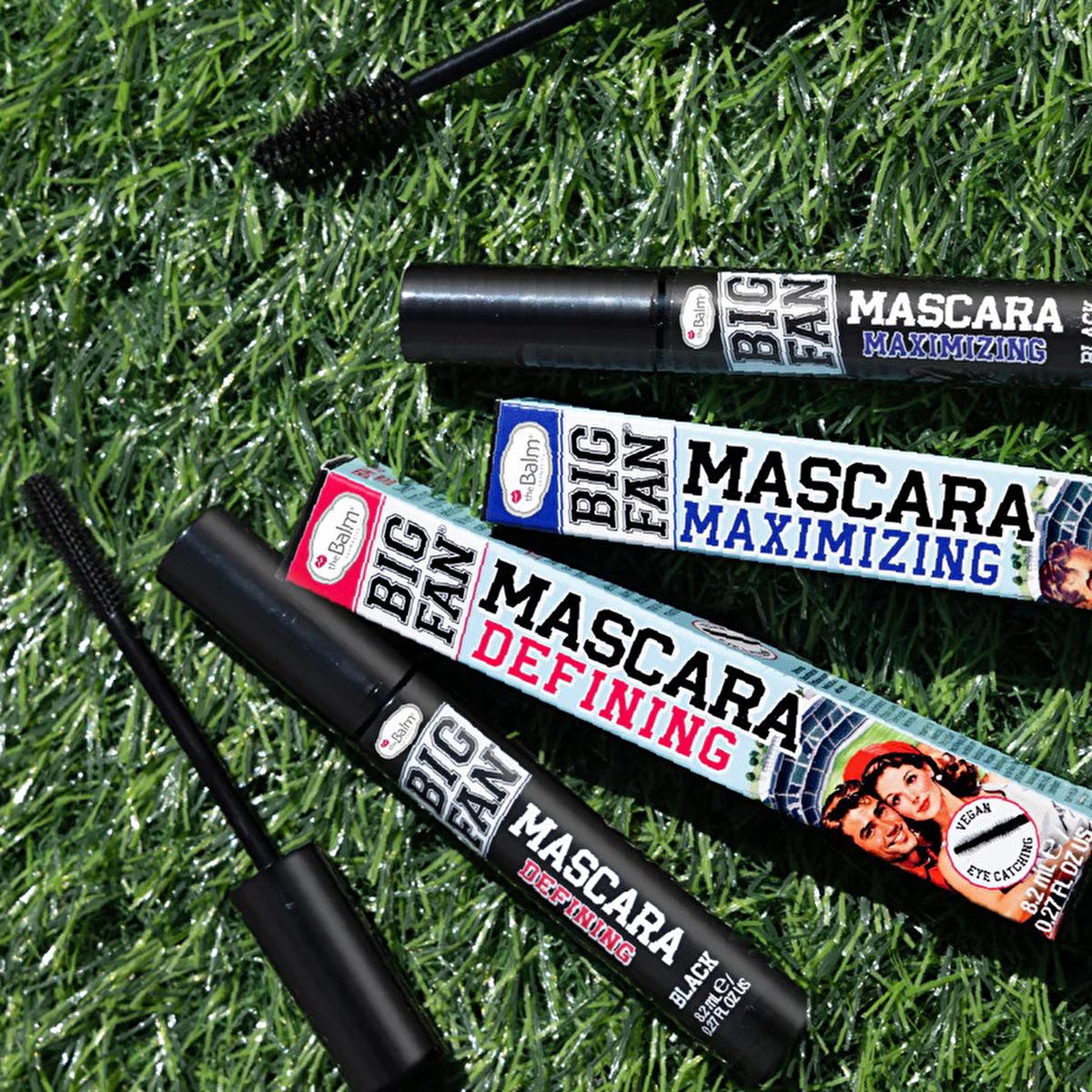 theBalm Big Fan Mascara: Maximizing Volume &amp; Definition, Long-Lasting Formula with Carnauba Wax for Bolder, Thicker Lashes All Day! theBalm Big Fan Mascara: Volume &amp; Definition | Long-Lasting! theBalm mascara, Big Fan Mascara, thickening mascara, long-lasting mascara, lash defining mascara, best mascara for volume, Carnauba wax mascara, volume mascara, mascara, lash volume, lash definition, long lasting, smudge proof, flake free, eye makeup, makeup, beauty, cosmetics, dramatic lashes, thicker lashes, enhanc