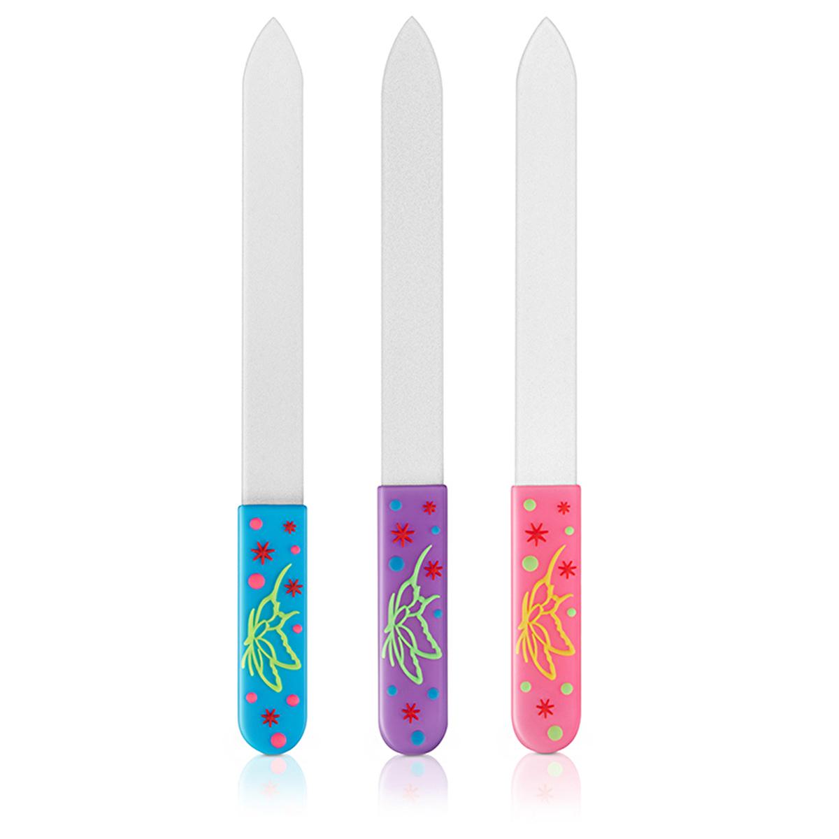 Eklips Glass Nail File AC84229S - Double-Sided Nail Care Tool for Gentle Shaping and Hygiene Eklips Glass Nail File - Gentle & Hygienic Nail Care Glass nail file, Nail care tool, Tempered glass nail filer, Double-sided nail file, Hygienic nail care, Nail shaping, Nail shortening, Gentle nail care, Fragile nails, Brittle nails, Hygiene, Personal care, Cosmetics, Beauty tools, Nail grooming