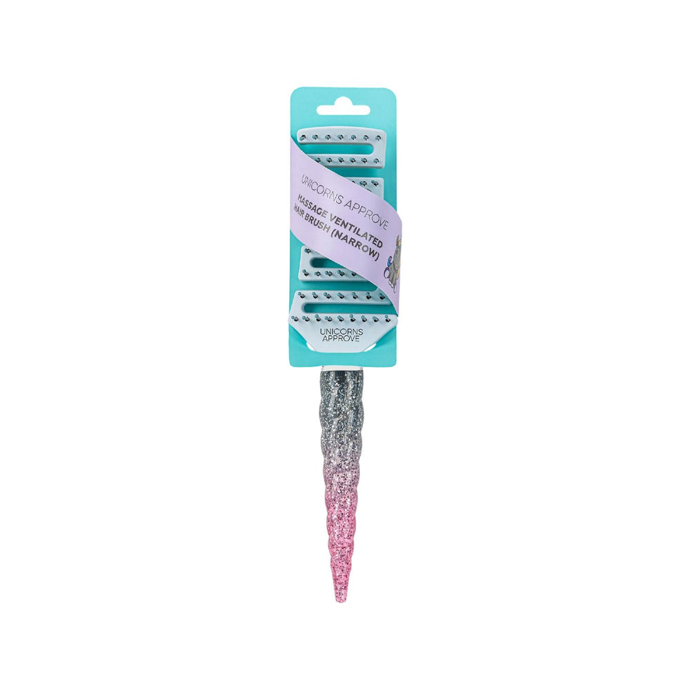 Soda Unicorn Vent Hair Brush - Narrow Design for Easy Detangling & Styling Soda Unicorn Vent Hair Brush for Easy Detangling hair brush, detangling brush, vent hair brush, Soda Unicorn hair brush, narrow hair brush, hair care, styling tools, gentle hair brush, unique hair brush design